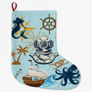 Grande Chaussette De Noël Enterrement de vie de garçon nautique