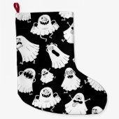 Grande Chaussette De Noël Épidémie de fantômes #2 (Devant)