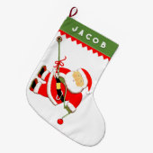 Grande Chaussette De Noël Escalade rock créative (Devant (Accrochage))