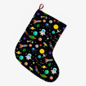 Grande Chaussette De Noël Espace (Devant (Accrochage))