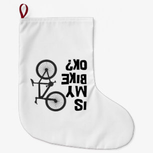 Grande Chaussette De Noël Est Mon Vélo OK Funny VTT