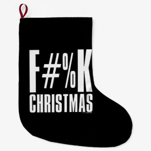 Grande Chaussette De Noël F Noël en noir