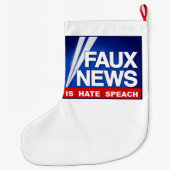 Grande Chaussette De Noël Faux News (Dos)
