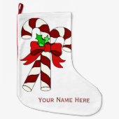 Grande Chaussette De Noël Festiva de vacances (Devant)