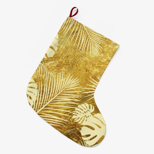 GRANDE CHAUSSETTE DE NOËL FEUILLE 8 (Devant (Accrochage))