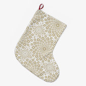 Grande Chaussette De Noël Feux (Devant (Accrochage))
