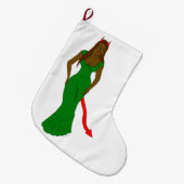 Grande Chaussette De Noël fille diable (Devant (Accrochage))