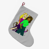 Grande Chaussette De Noël filles (Devant (Accrochage))