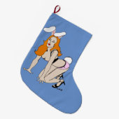 Grande Chaussette De Noël fillette (Devant (Accrochage))