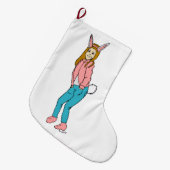 Grande Chaussette De Noël fillette (Devant (Accrochage))