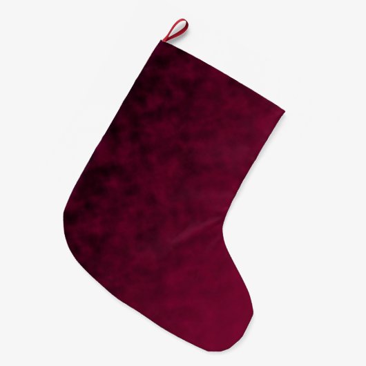 Grande Chaussette De Noël Fleur Écrasée (Devant (Accrochage))