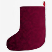 Grande Chaussette De Noël Fleur Écrasée (Dos)