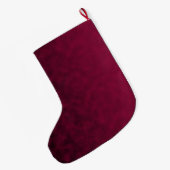 Grande Chaussette De Noël Fleur Écrasée (Dos (Accrochage))