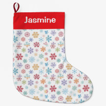 Flocon de Noël blanc avec texte personnalisable