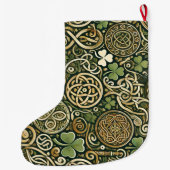Grande Chaussette De Noël Floraison celtique (Dos)