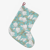 Grande Chaussette De Noël Floral (Devant (Accrochage))