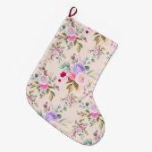 Grande Chaussette De Noël Floral (Devant (Accrochage))