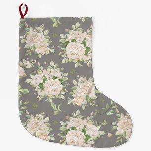 Grande Chaussette De Noël Floral