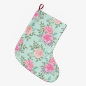 Grande Chaussette De Noël Floral (Devant (Accrochage))