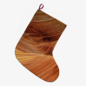 Grande Chaussette De Noël Formations de grès (Devant (Accrochage))