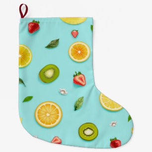 Grande Chaussette De Noël Fruits mixtes