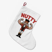 Grande Chaussette De Noël Funny Christmas Nutcracker Nuty Natural Fitness (Devant (Accrochage))
