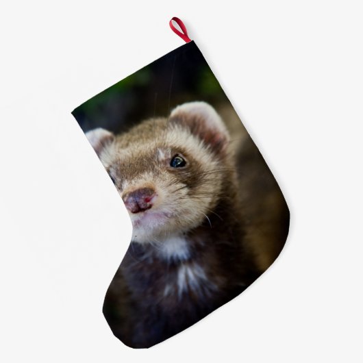 Grande Chaussette De Noël Furet (Dos (Accrochage))