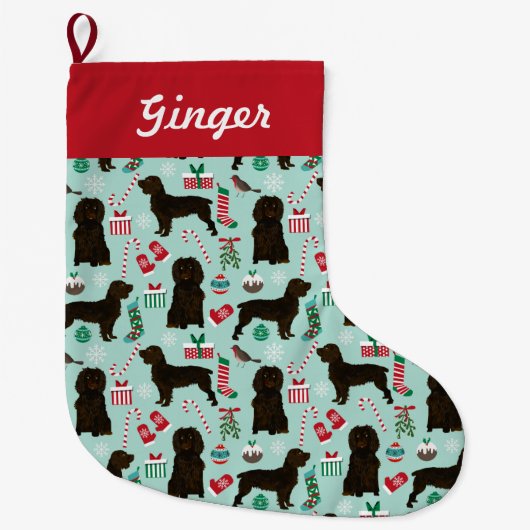 Grande Chaussette De Noël garçonnet de noël (Devant)
