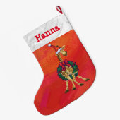 Grande Chaussette De Noël Giraffe Noël Grand magasin de Noël (Dos (Accrochage))