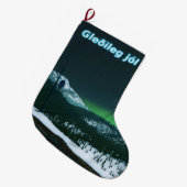 Grande Chaussette De Noël Gleðileg jól - Soirée silencieuse (Devant (Accrochage))