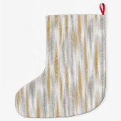 Grande Chaussette De Noël Gold Silver Christmas Celebration (Dos)