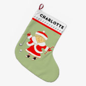 Grande Chaussette De Noël Golf féminin (Devant (Accrochage))