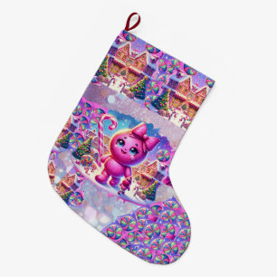 Grande Chaussette De Noël Gomme CandyLand
