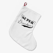 Grande Chaussette De Noël Grand-père (Devant (Accrochage))