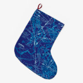 Grande Chaussette De Noël Graphique à basse altitude (Devant (Accrochage))
