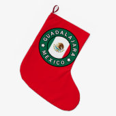 Grande Chaussette De Noël Guadalajara Mexique (Devant (Accrochage))