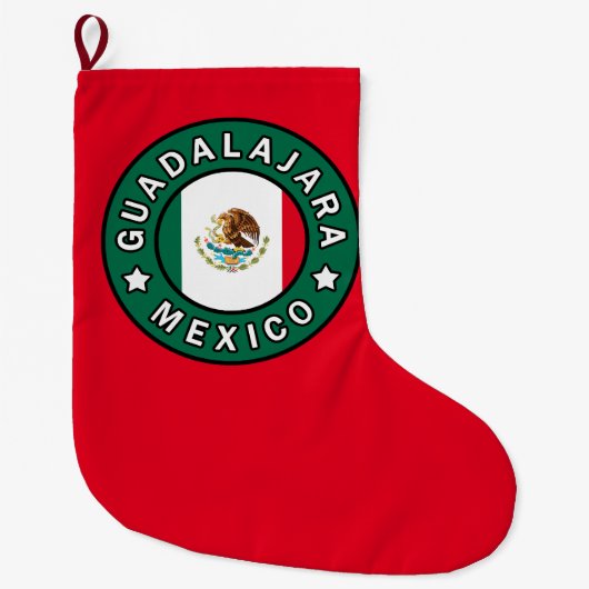 Grande Chaussette De Noël Guadalajara Mexique (Devant)