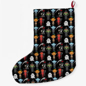 Grande Chaussette De Noël Halloween Party Stocker (Dos)