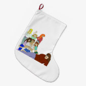 Grande Chaussette De Noël Harem (Devant (Accrochage))