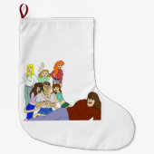 Grande Chaussette De Noël Harem (Devant)