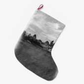 Grande Chaussette De Noël Hélicoptère (Devant (Accrochage))