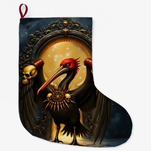 Grande Chaussette De Noël Héraut de la Porte Dorée Le Pélican Nocturne