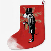 Grande Chaussette De Noël Herr Deutsche Dogge (Dos)