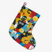 Grande Chaussette De Noël Heure d'été (Devant (Accrochage))