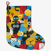 Grande Chaussette De Noël Heure d'été (Devant)