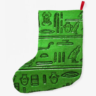 Grande Chaussette De Noël Hiéroglyphes 2014-1023