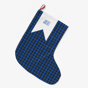 Grande Chaussette De Noël Île des Bleus bleus