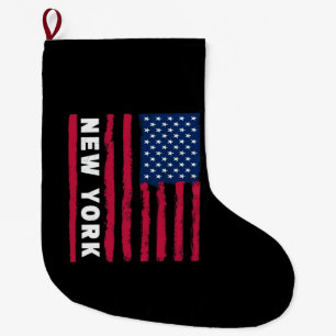 Grande Chaussette De Noël Incroyable New York États-Unis États-Unis d'Amériq