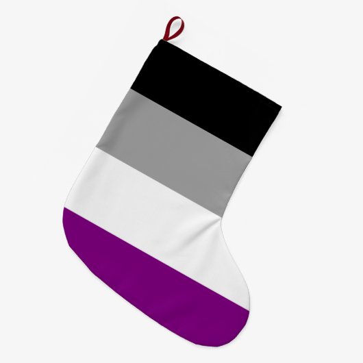 Grande Chaussette De Noël Indicateur de fierté sexuelle (Devant (Accrochage))