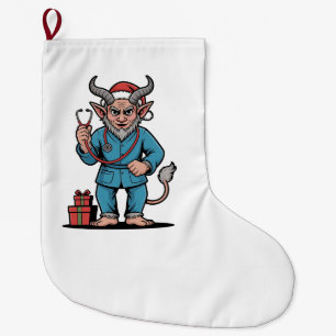 Grande Chaussette De Noël Infirmière Krampus Noël Mal Époque de Noël
